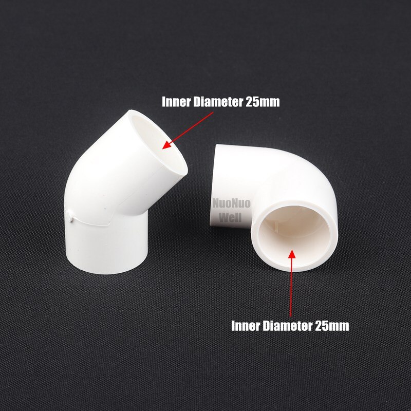10pcs 25mm All-Out White PVC Joint Aquarium Agricultural Greenhouse Garden Irrigation Water Pipe Connector fittings Quick Joints