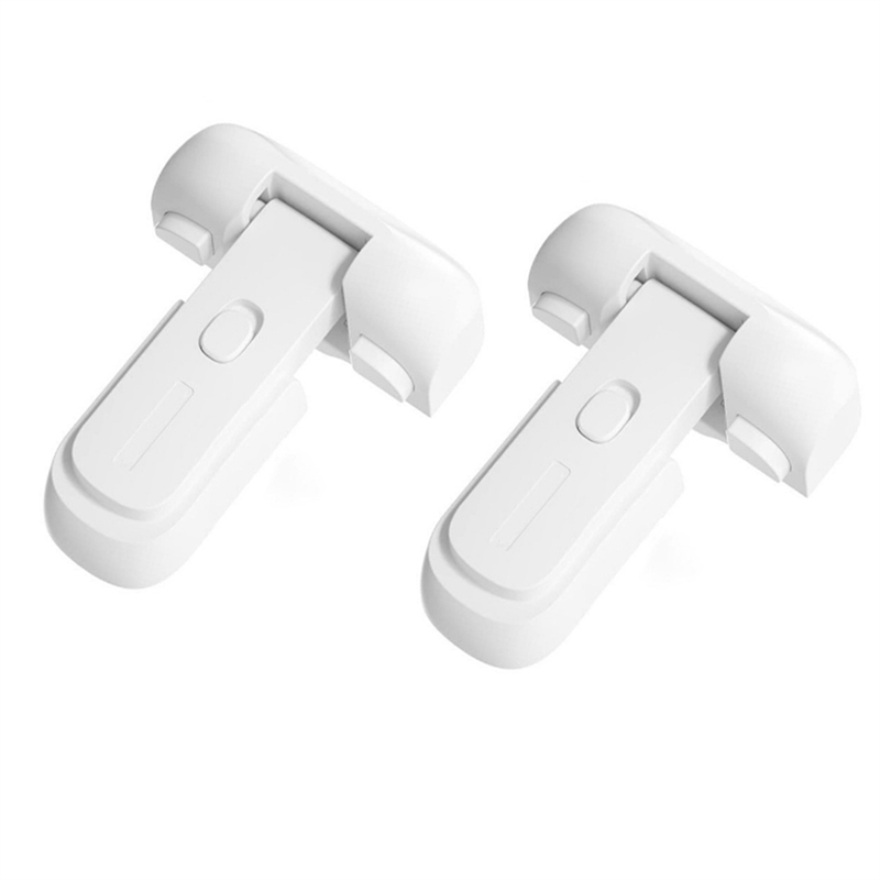 VELIF-2 stuks veilig koelkastslot, kindveilige koelkast met vriesvak, bescherm koelkasten met afdichtingsstrips