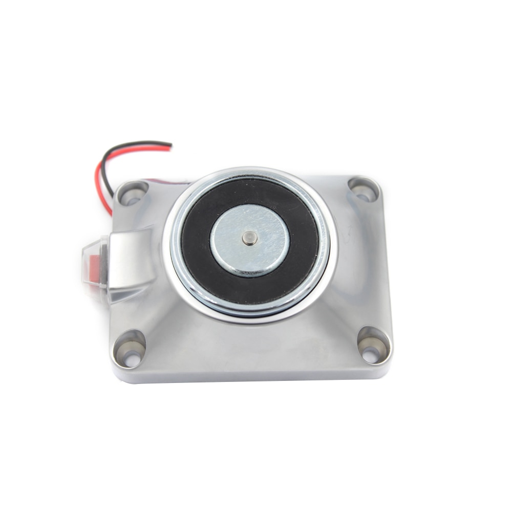 12/24V 60kg/120Lbs Wall Mount Door Stopper Power To Lock Electromagnetic Holding Force Magnetic For interior doors
