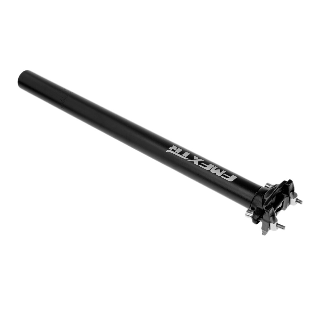 Tija de sillín para bicicleta 27,2/30,9/31,6, piezas de aleación de aluminio para bicicleta de montaña y de carretera: 27.2mm Black