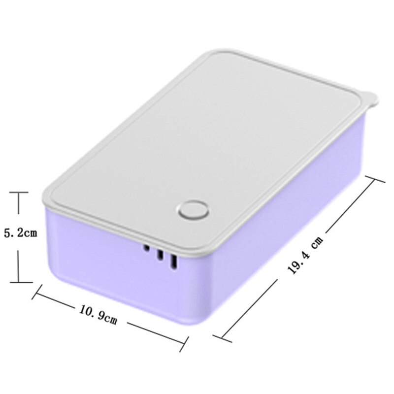 Uv Mobiele Telefoon Doos Uv Deodorizer Uvc Lamp Doos Beauty Opslag Schoonmaken Doos Geschikt Voor Mobiele Telefoon Desinfectie Doos