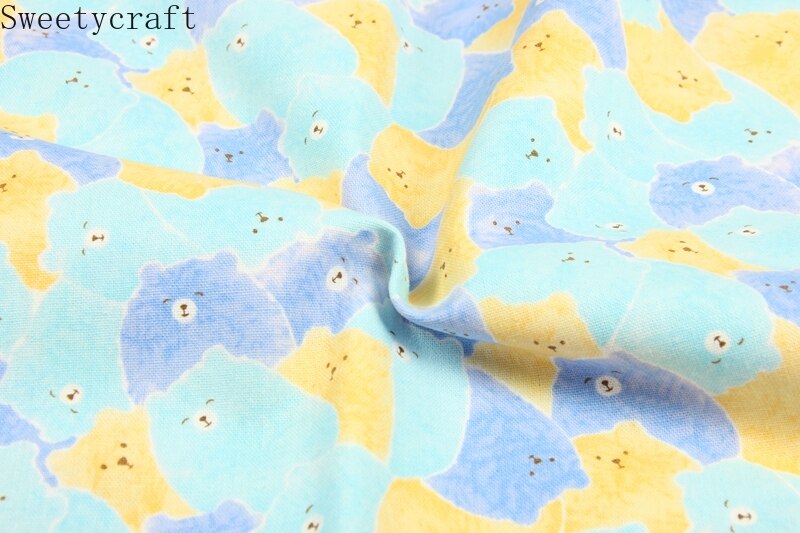 110x45cm Thin cotton fabric by Yard Light Series print Cloth DIY Handmade Sewing Bag Patchwork Material Accessories Home Textile