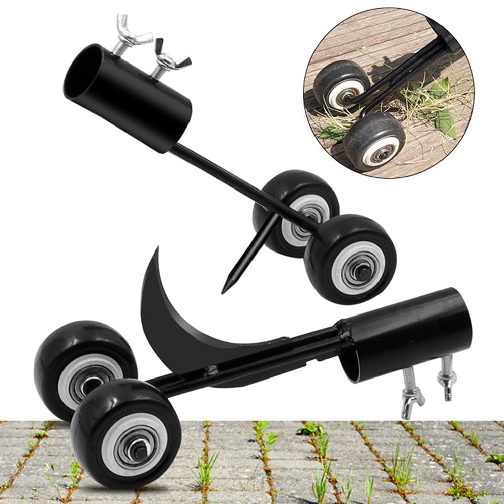 Adjustable Crevice Roller Gap Weeder Free Bending Weeding Hook Gardening Weeder Head Quick Weeding Tool