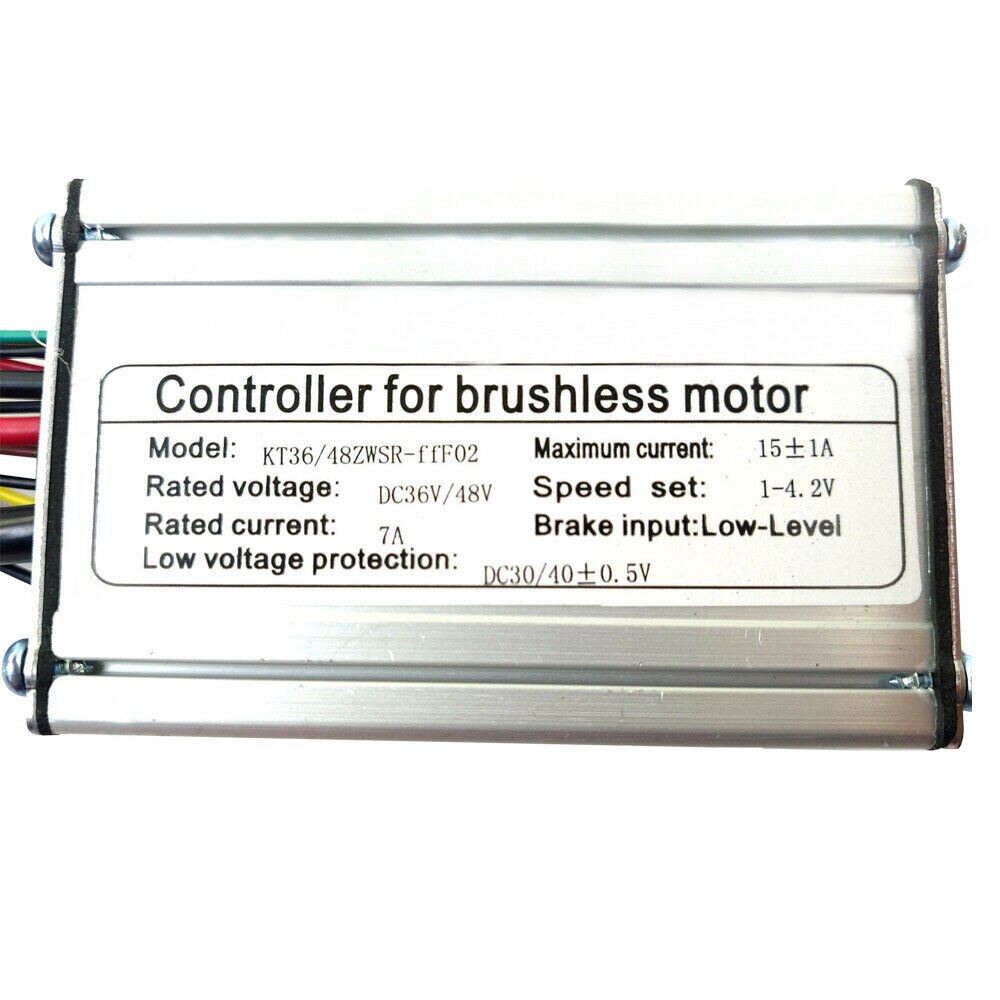 48V 36V 15A Electric Bicycle Controller for 250W 350W Brushless Motor Waterproof e bike Controller KT System Low-level
