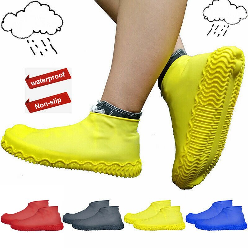 Couvre-chaussures réutilisables en Silicone | 1 paire, protection de chaussures unisexe, bottes de pluie pour l'intérieur et l'extérieur