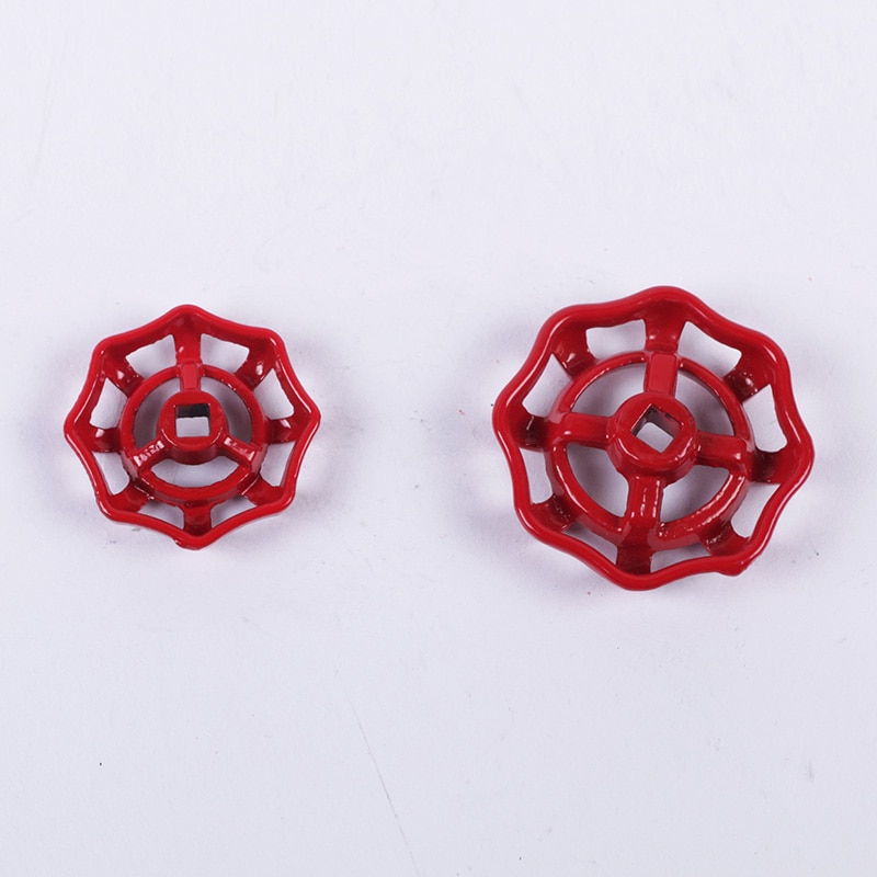 8Pcs/Lot Round Cast Iron Hand Wheel Valve Pipe Fittings Plumbing Fixture Door Handle Knob Hanging Hook