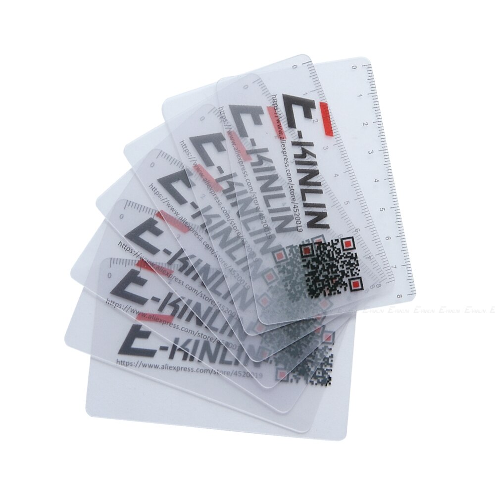 Plastic Ruler Measuring Teardown Open Mobile Phone LCD Screen Disassembly Repair Pry Opening Tool Scraper Tools Business Card