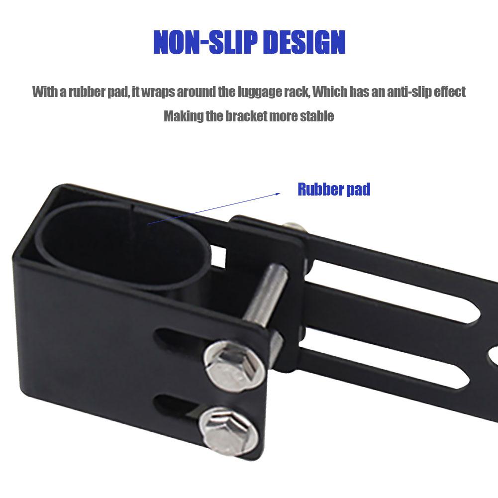 1 Pack Car Luggage Mounting Bracket Car Spotlight Strip Light Stand Roof Bag Rack Iron Material For SUV Off Road Vehicle