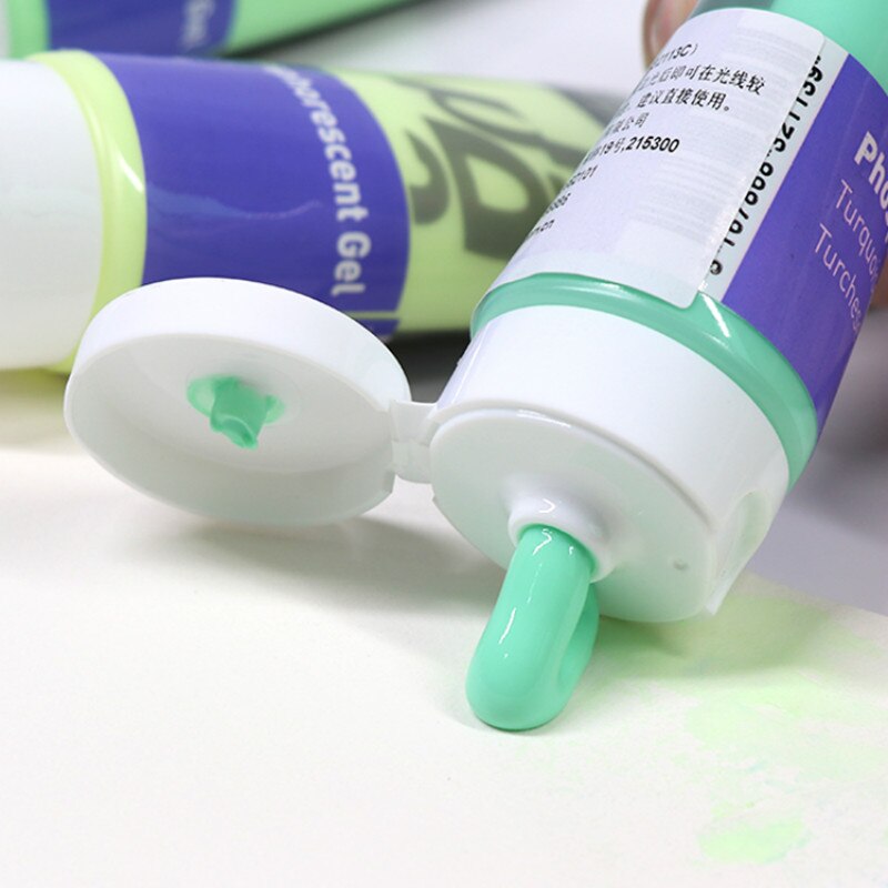 Leucht kleber 100MLDIY hand-painted kreative wand malerei gemalt pigment kleidung schuhe T-shirt leucht färbung kleber