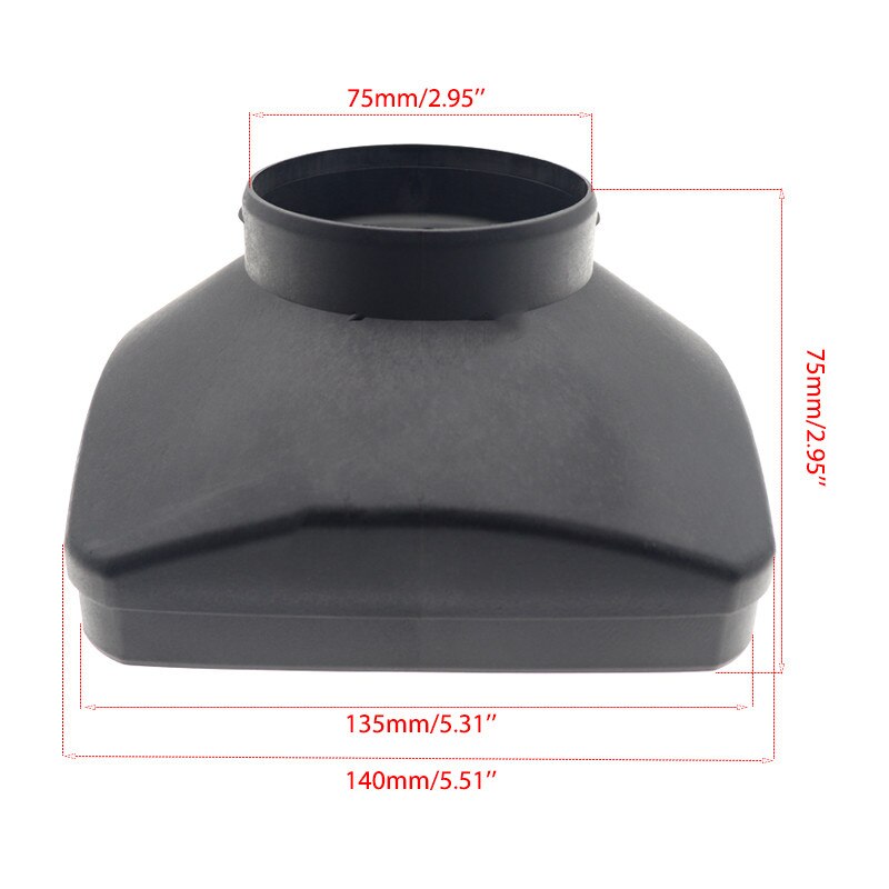 Air Diesel Parking Heater Air Outlet Vent Cover Outlet hood For Eberspacher D2 D4 Chinese Brand Heater 2kw 5kw: D4-5KW 1 hole-75mm