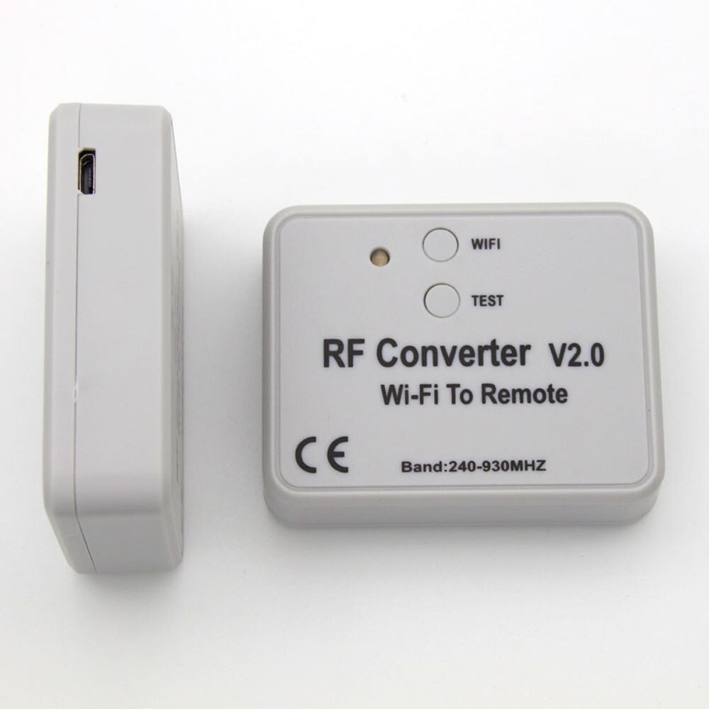 WIFI To Remote Control RF Converter 315 330 433 868 MHz Universal WIFI Garage Gate Door Remote Control Switch Fixed Code