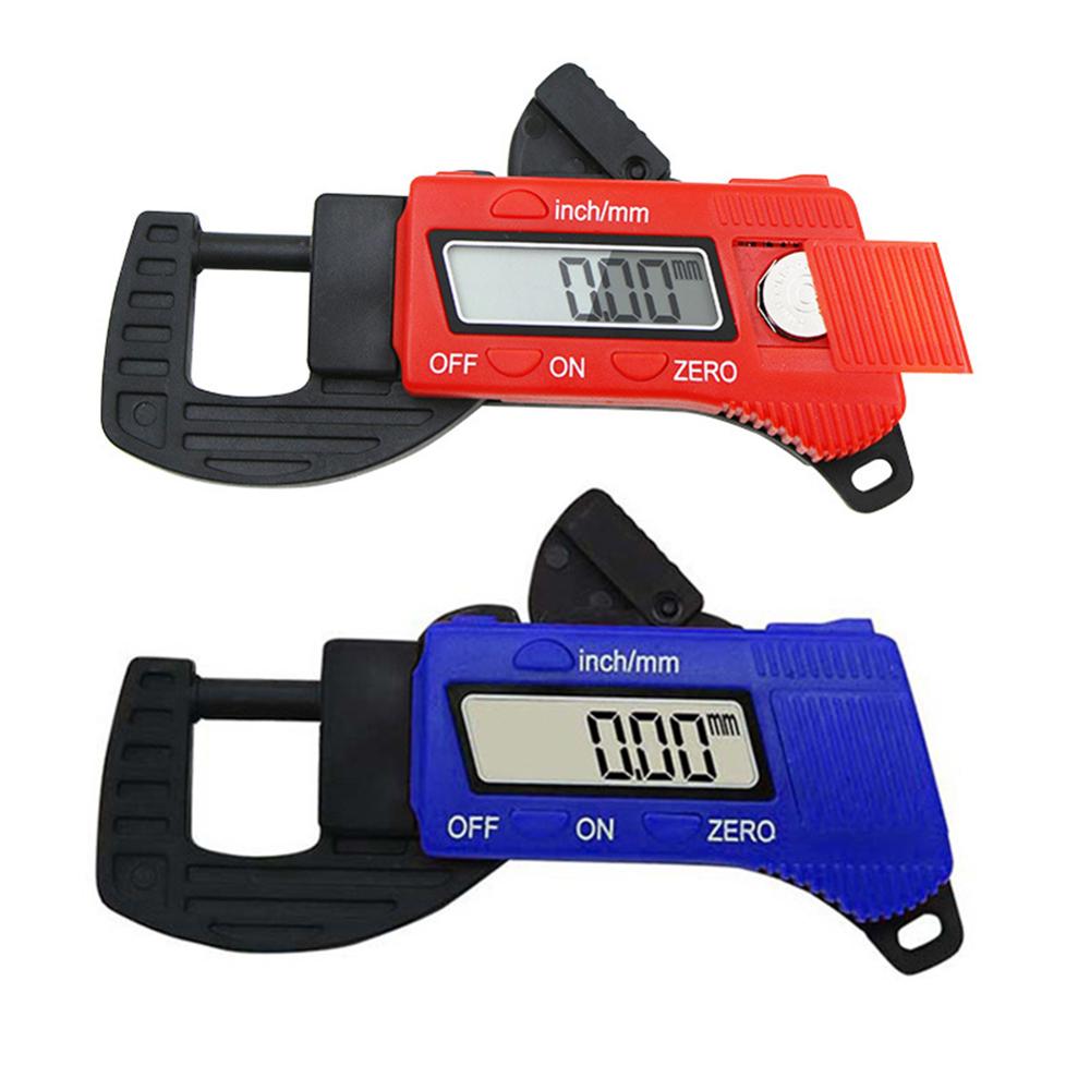 Electronic Thickness Gauge 0-12.7mm Measurement Range Thickness Meter Tester Visual Display Data Mini Electronic Thickness Gauge