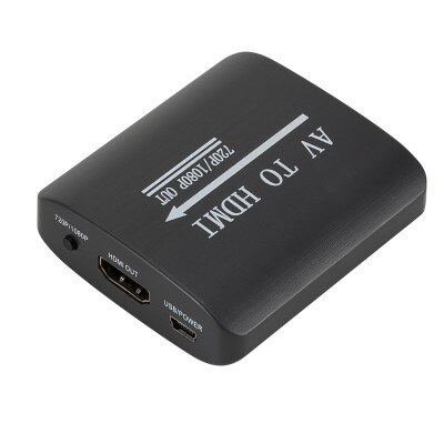 Original AV to HDMI Converter AV to HDMI HD Converter supports 1080P adapter cable