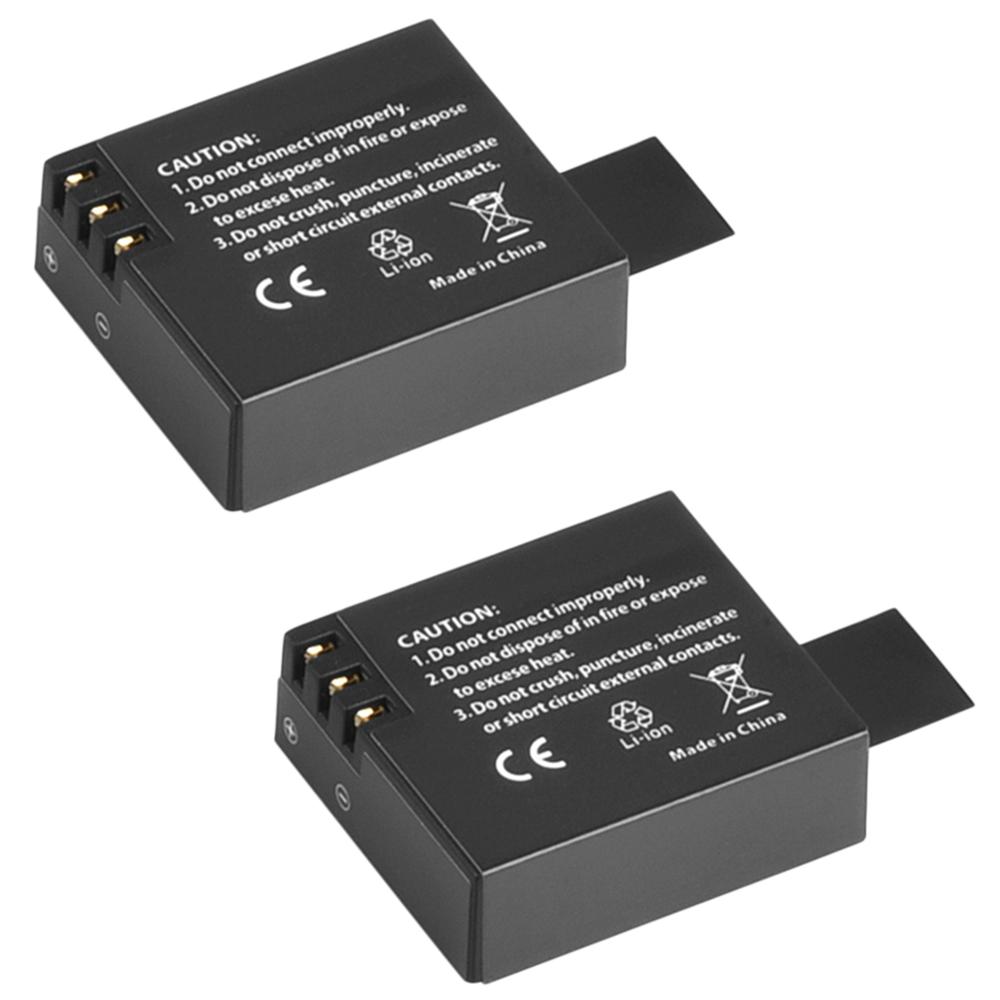 Batería SJ4000 de 1350mAh para cámara de acción deportiva SJCAM SJ5000 SJ6000 Sj7000 SJ8000 SJ9000 M10 EKEN H8 H8R H9: Negro
