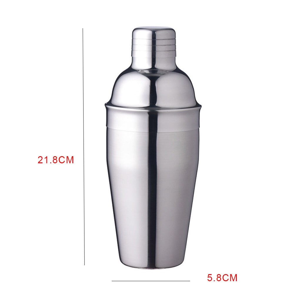 Cocktail Mix Cup 550ml Stainless Steel Cocktail Shaker Barware Bar Mixing Making Drinking Container