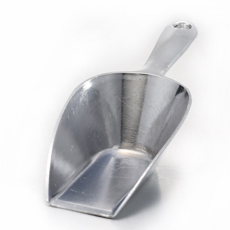 Pala de hielo para comida, pala de aluminio multifuncional para restaurante, utensilios de cocina, herramienta de fruta seca, 6 pulgadas, 1 pieza