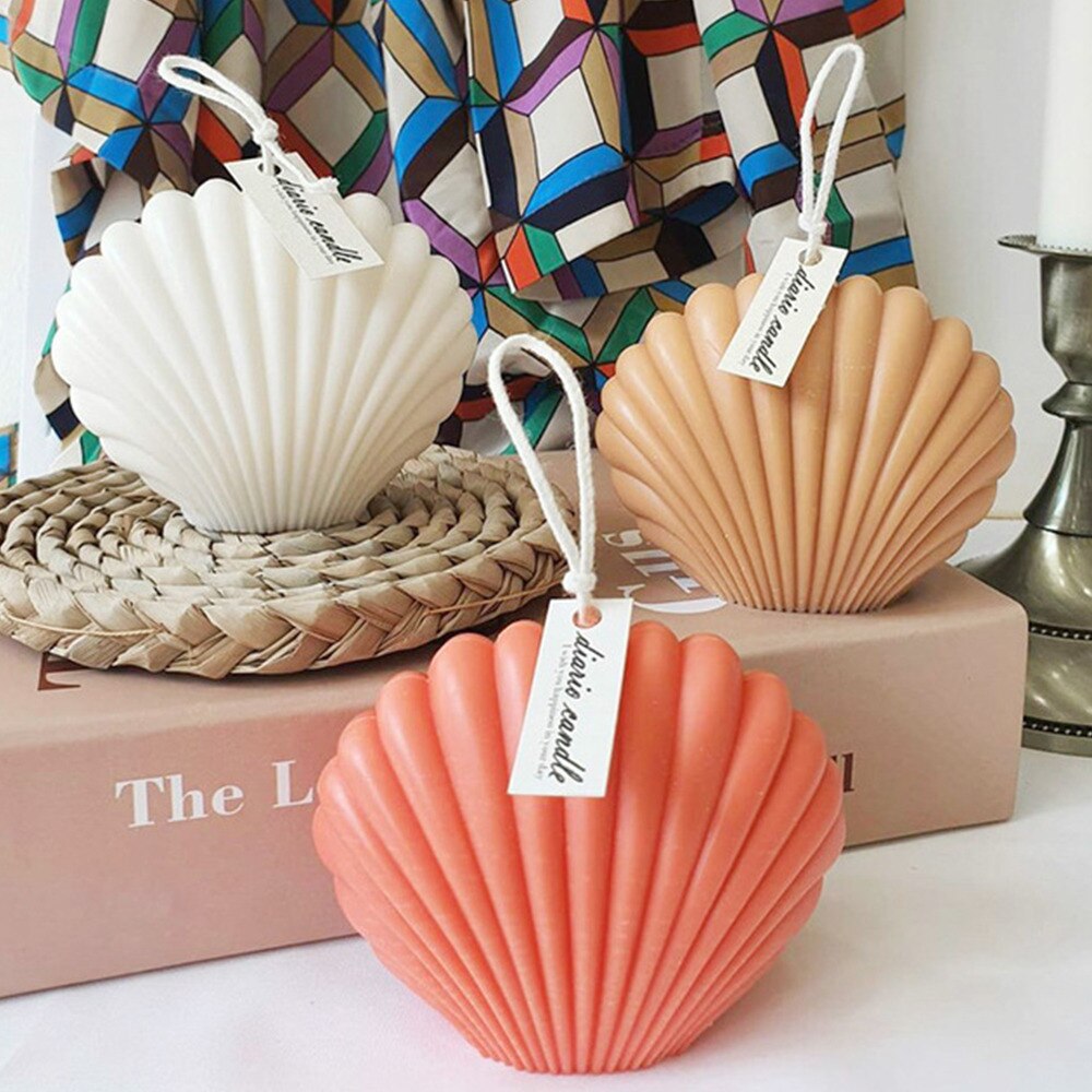 Silicone Mold Home Decoration Accessories Seashell Shell DIY Mold 3D Mould Soap Aromatherapy Craft Making