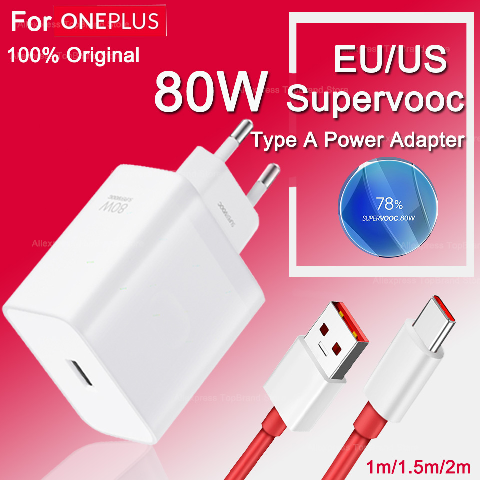 Cargador Oneplus Original Supervooc 80w tipo A adaptador Cable de carga súper rápido 100w tipo C One Plus 13 10 Pro 11 Nord CE 3 CE3