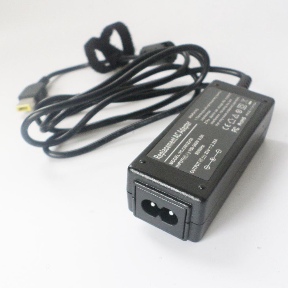 20 V 2.25A adaptateur secteur chargeur pour Lenovo ThinkPad T450 T550 20CKCTO1WW 20BUX10700 Ultrabook pour Thinkpad 11e Chromebook