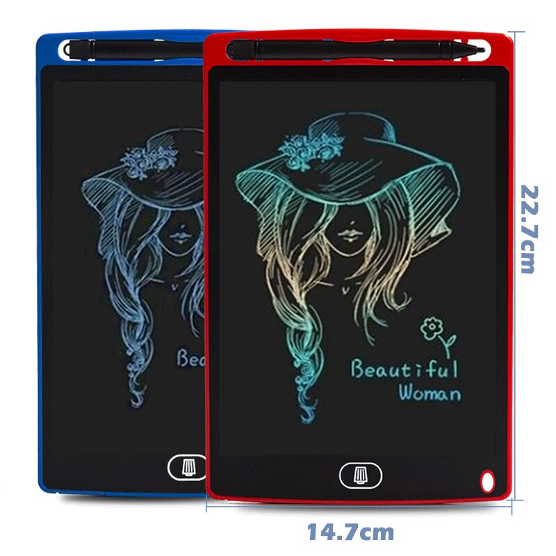 LCD da 8.5 pollici Scrittura Tablet Scrittura A Mano Tavolo Da Disegno Digitale Colorato Riscrivibili Lavagna Elettronica Notepad Bambini Giochi Di Disegno