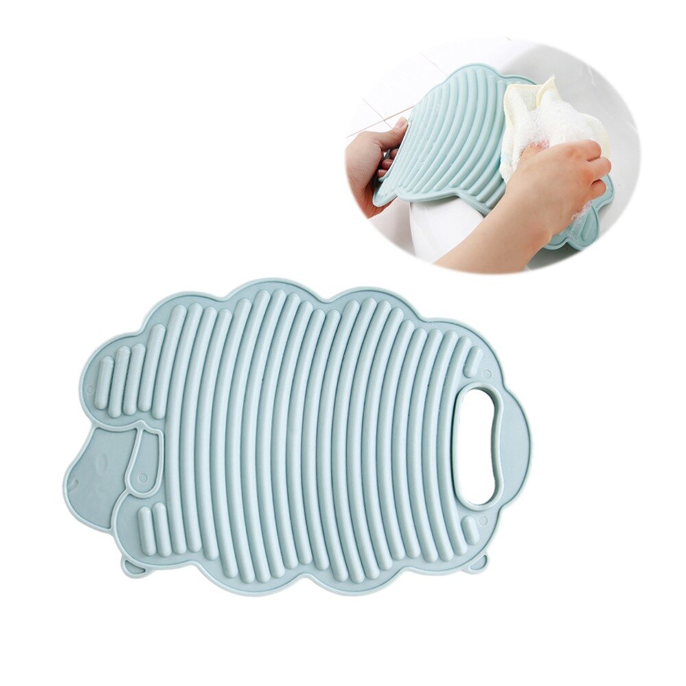 Mini Lamb Washing Machine Home Washing Machine Scrubbing Board Children's Plastic Laundry Board Washboard
