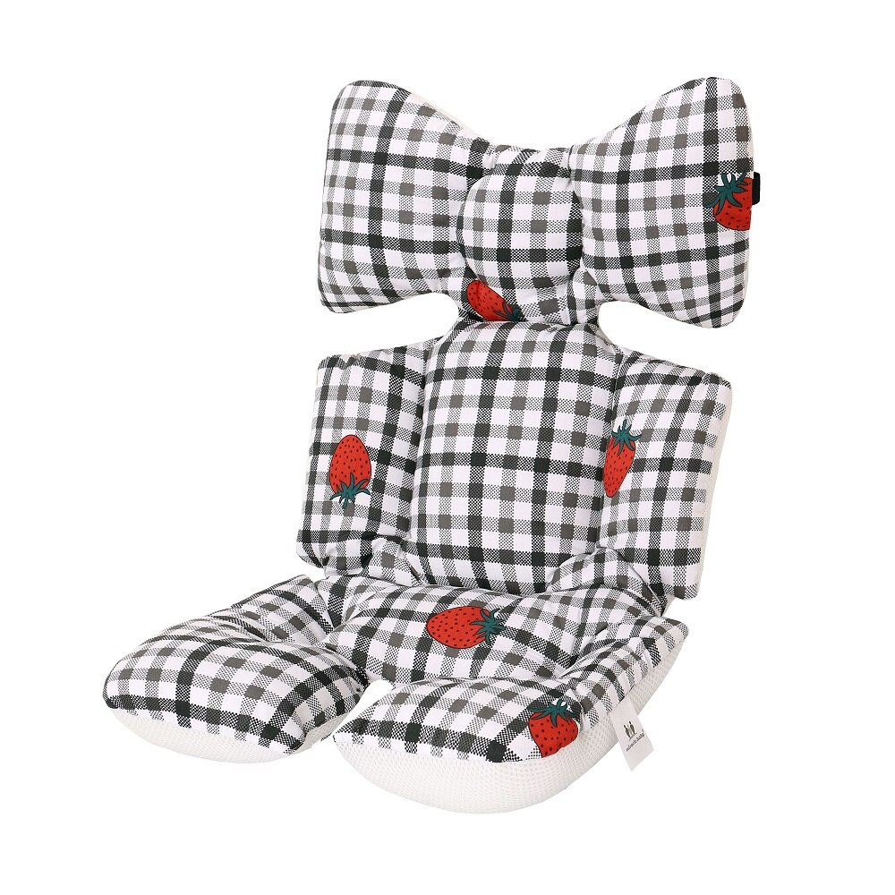 Miracle bébé Orginal tapis pour poussette | Doublure enfants chariot coussin de chaise, couche-culotte tapis de coton pour bébé fille et garçon: Strawberry