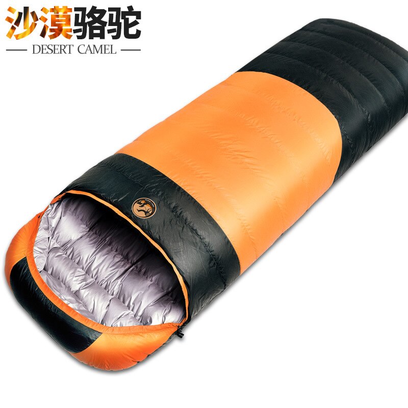 CS107 down-Filled Sleeping Bag (800G, 1000G, 1200G) Autumn and Winter Duck down Adult Sleeping Bag can be spliced together