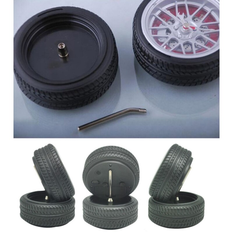 Pneumatici per auto creativi sveglia giocattolo per bambini regali orologio studenti desktop piccola sveglia decorazioni per la stanza a tema