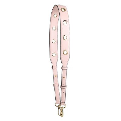 Rivet Adjustable Shoulder Strap Female PU Replacement Bag Parts Accessories Summer Colorful Handbag Belts For Women: Pink