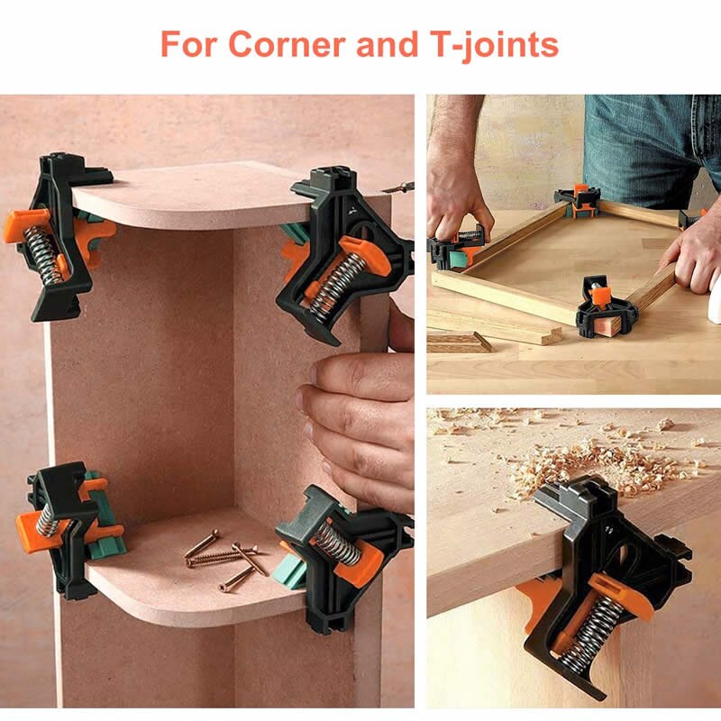 Clamp 90 Degrees Corner Clamp Wood Angle Clamps Woodworking Frame Clamp Corner Holder Woodworking Hand Tool