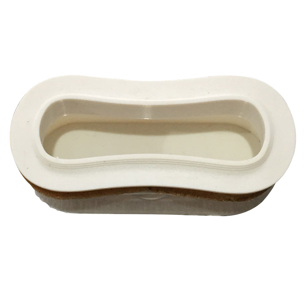 Kajak pvc skum surfbræt håndtag båd sup 8 form marine surfing jolle bord padle bærbar: Hvid