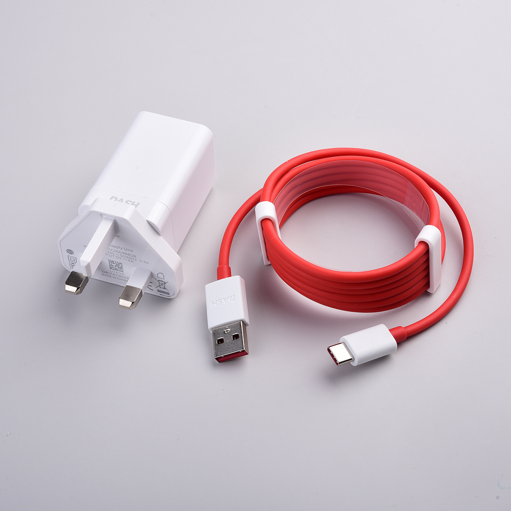 Originele Oneplus 6T Dash Charger 5V/4A 20W Snel Opladen Power Adapter 1M Usb Type C Kabel Voor Een Plus 1 + 8 7 7T Pro 3 3T 5T 5 6: UK add cable