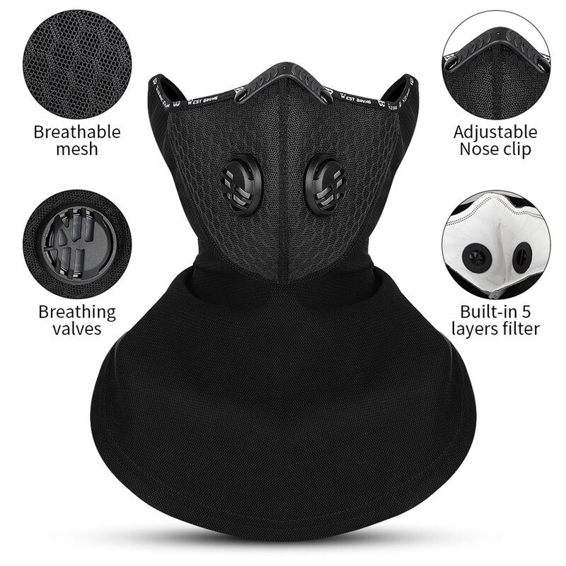WEST BIKING Winter Ski Mask Cycling Skiing Running Sport Training Face Mask Balaclava Windproof Soft Keep Warm Full Face Mask