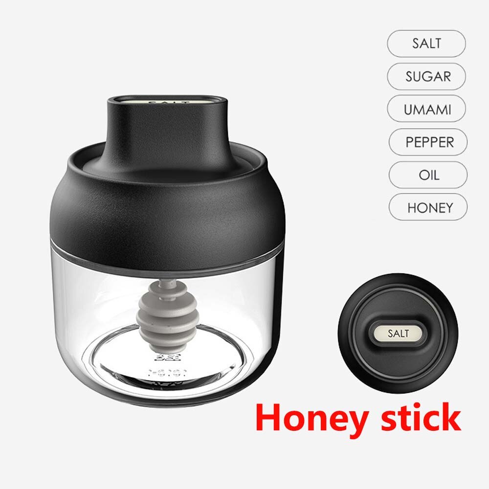 Edelstahl gewürz glas mit löffel küche salz Shaker MSG gewürz Kasten tomaten Soße gewürz glas gewürz glas versiegelt: 2