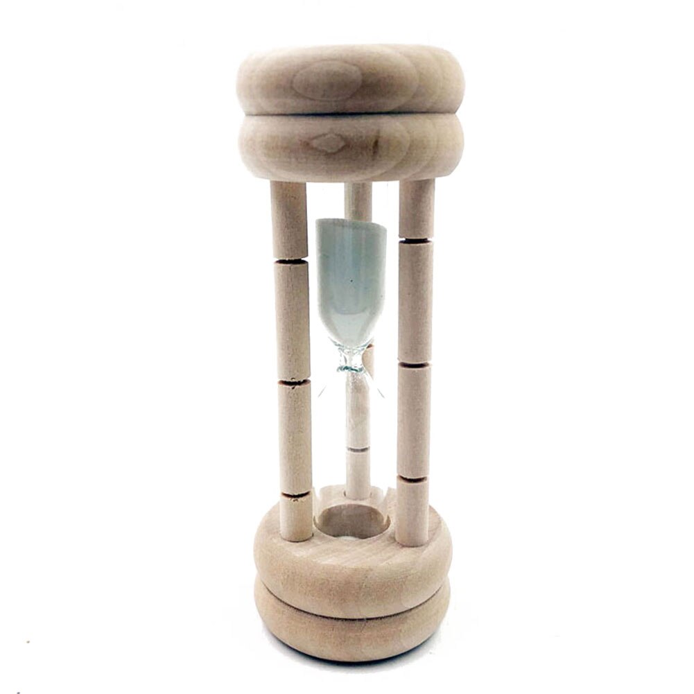 3 Minutes Wooden Frame Hourglass Timer Hourglass Kitchen Cooking Bathroom Children Brushing Timer