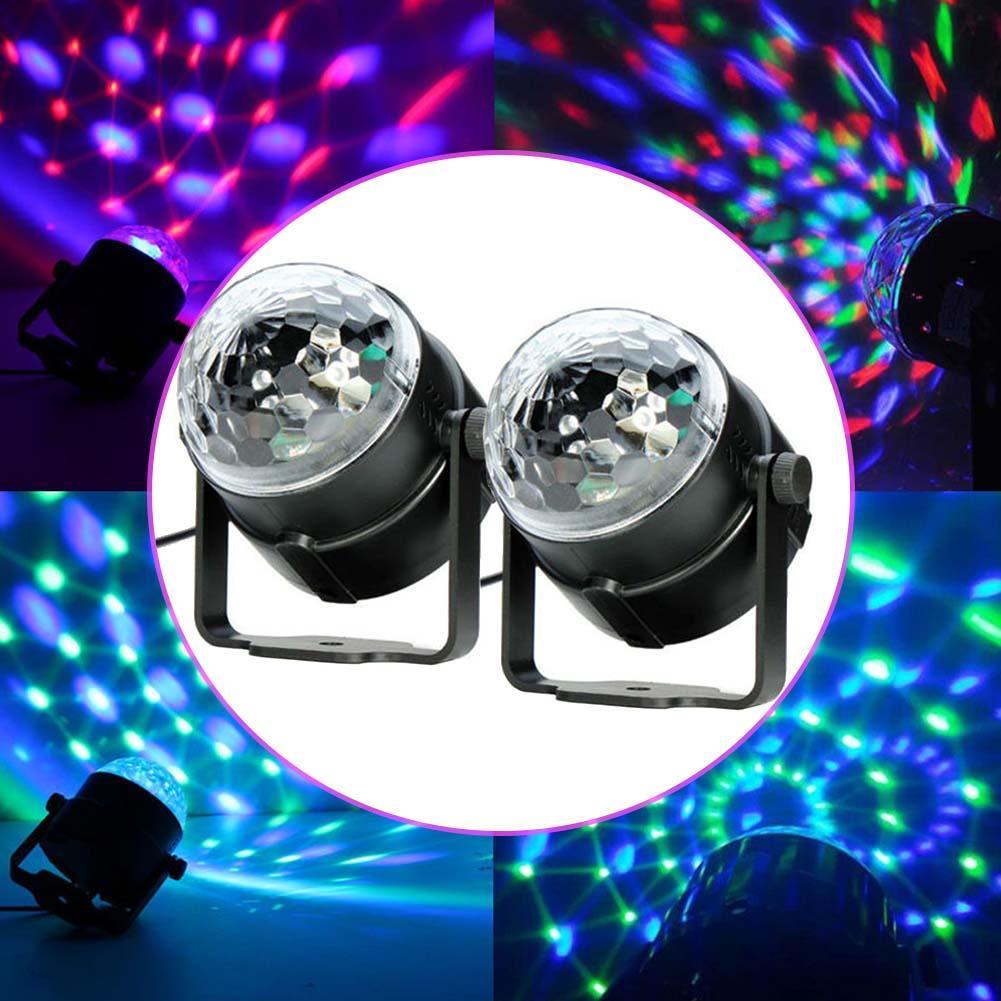 2x LED RGB DJ Club Disco Party Magic Ball Crystal Effect Licht Podium Verlichting led module verlichting effecten goedkope led lichten PML