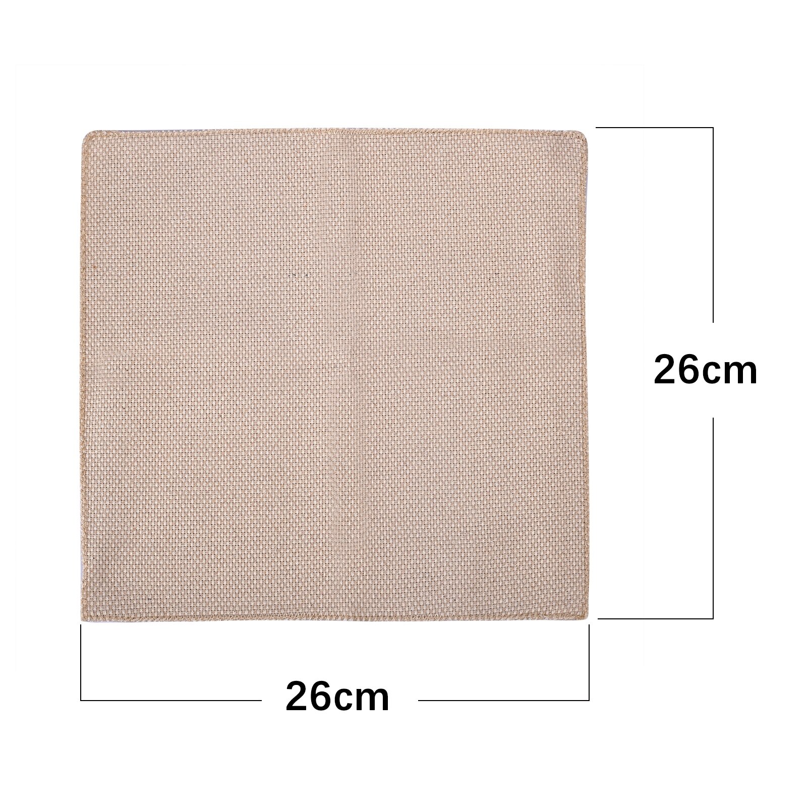 11CT Aida Cloth 30x30cm Cotton Embroidery Cross Stitch Fabric DIY Needlework Sewing Handcraft Cloth For Women Mom: Aida Cloth 26-26cm