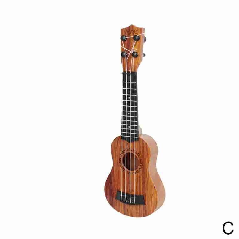 Enfants Ukulélé Soprano Débutant Ukulélé Guitare Débutant Acajou Tuning Ukulélé Ukulélé Cou Cordes 4 Délicate Bois Pe A2s0: C
