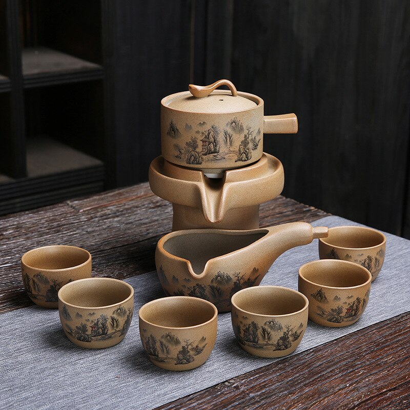 Retro kaars etherische oliën brander creatieve keramische theepot aromatherapie olielamp geurbranders for home decor Zen-decor (Color : Style 2 Retro kaars etherische oliën brander creatieve keramische theepot aromatherapie olielamp geurbranders for home decor Zen-decor (Color : Style 2