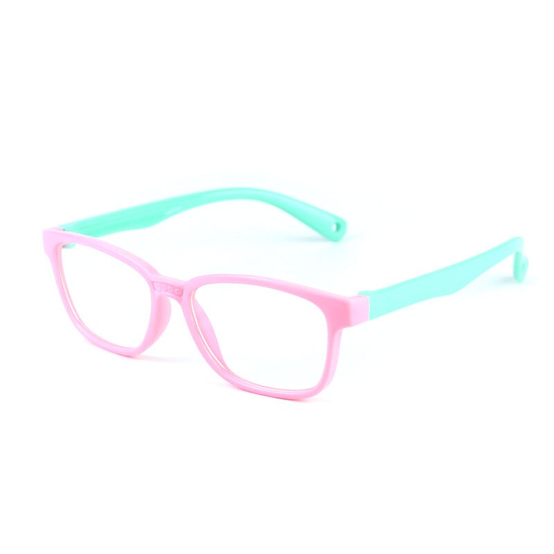 Vanlook okulary blokujące niebieskie światło komputerów dla dzieci gry ochrona ekranu UV okulary chłopcy dziewczęta okulary krzemionkowe: różowy zielony