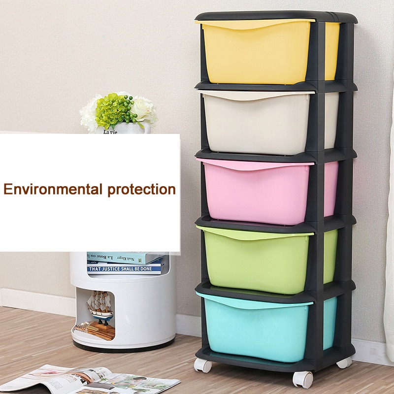 Multicolour storage cabinet plastic drawer cabinet finishing storage box storage cabinet brief local