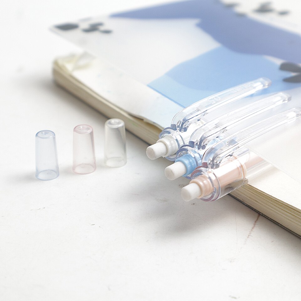 Mechanical Pencil 0.5/0.7mm 2B Cute Plastic Translucent Automatic Pencil Drafting Painting For Student School Office Supplies