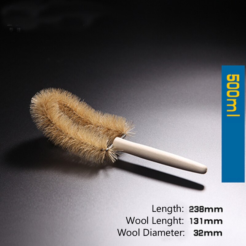 1 cepillo para vaso de precipitado de laboratorio, equipo de laboratorio, cepillo para el pelo, botella de reactivo, cepillo para 100 ml, 250 ml, 500 ml, vaso de 1000ml