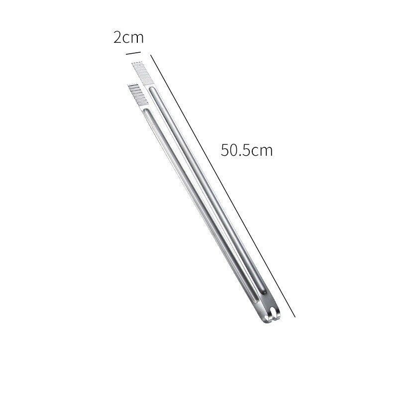 7-Size Roestvrij Staal Suiker Tang Bar Ice-Cube Clip Pincet Koffie Thee Voedsel Serveren Gereedschappen Brood Desserts klem Keuken Gadgets: 20 Inches