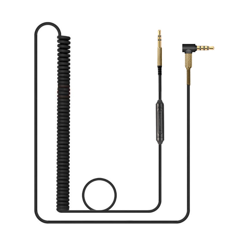 Cable de Audio de repuesto para Monitor de Marshall Major II 2 3, Cable de auriculares medio con micrófono y Control de volumen