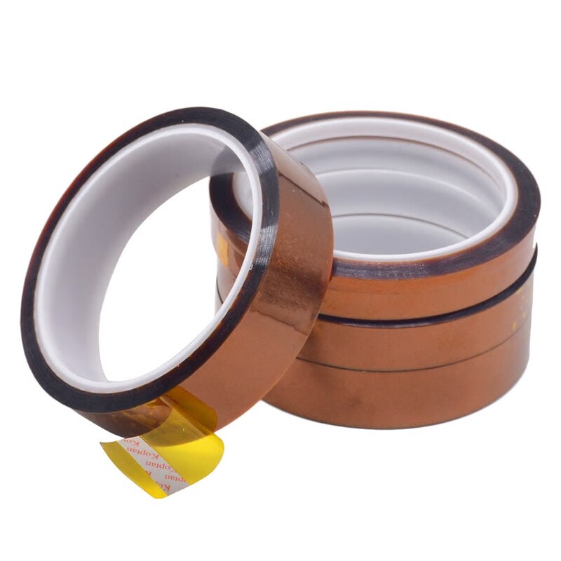 1Pc 33M Lengte Hittebestendige Polyimide Tape Hoge Temperatuur Lijm Isolatie Tape 30Mm 35Mm 40Mm 50Mm 100Mm Breedte