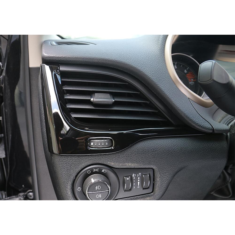thumbnail image 2 of Carbon Fiber Look AC Vent Outlet Cover Trim For Jeep Grand Cherokee 2011-2021 2 of 6