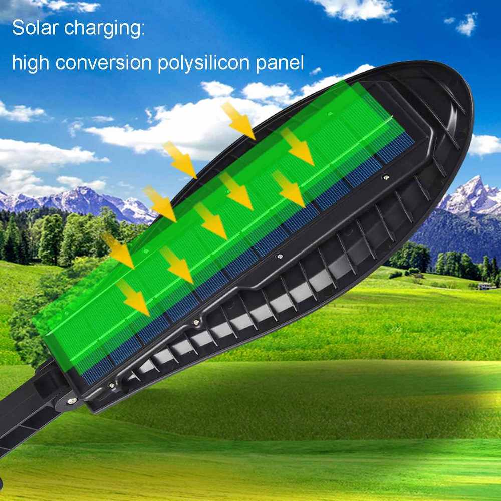64/90COB Led Solar Light RIP Motion Sensor Wall Lamp Outdoor Street Garden Waterproof Super Bright Lighting with Remote Control