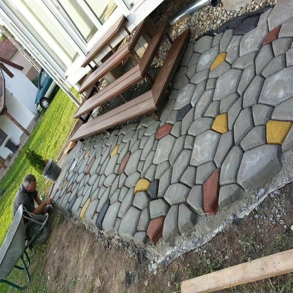 Gjør-det-selv brolegging mold gulv mold asfaltering gulv fliser sement mold vei betong stepping oppkjørselen stein sti lage mold
