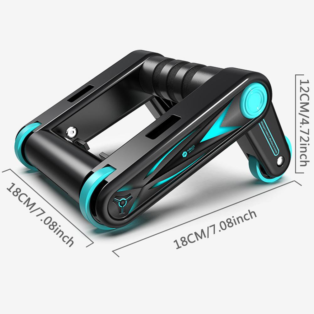 Abdominal Roller Wheel Push up Bars Ab Workout Wheels Trainers Exercise Fitness Equipment for Home Gym